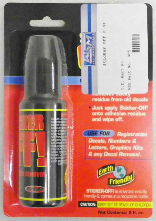 Sticker Off; 2oz Bottle