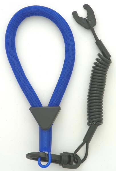 Lanyard, Wrist Blue / Black