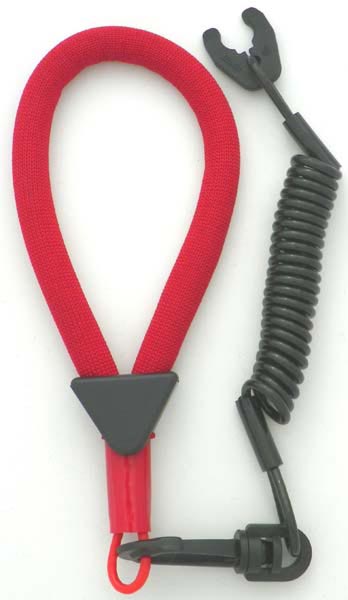 Lanyard, Wrist Red / Black
