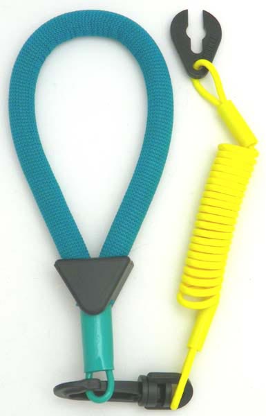 Lanyard, Wrist; Yamaha - Aqua / Yellow