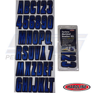ID Sticker Kit Blue / Black
