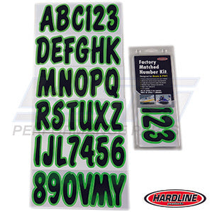 ID Sticker Kit Black / Kiwi Green