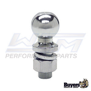 Hitch Ball, Chrome 2'' Ball - 1'' x 2-3/4'' Shank