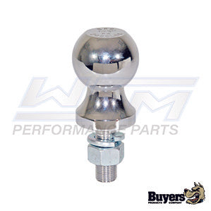 Hitch Ball, Stainless Steel 1-7/8'' Ball - 1'' x 2-1/8'' Shank