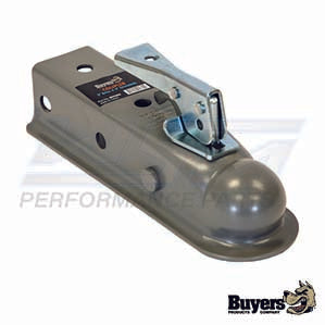 Coupler, Straight Trailer 2'' Ball - 2'' Channel