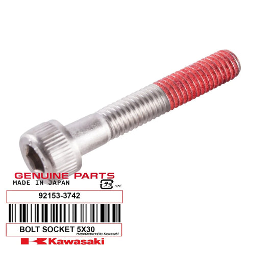 Bolt, Socket 5 x 30 Kawasaki OEM# 92153-3742
