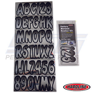 ID Sticker Kit Chrome / Black