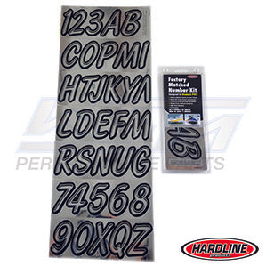 ID Sticker Kit Chrome / Black