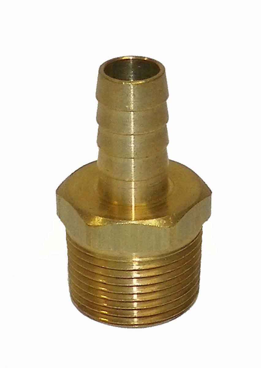 Hose Barb 1/2'' Hose x 3/4'' Male