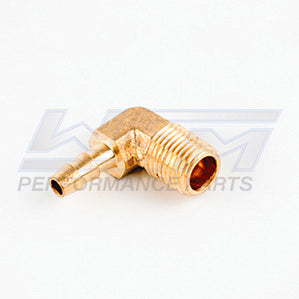 Hose Barb 90 Degree Elbow 1/4'' Hose x 1/4'' Male