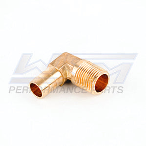 Hose Barb 90 Degree Elbow 1/2'' Hose x 3/8'' Male
