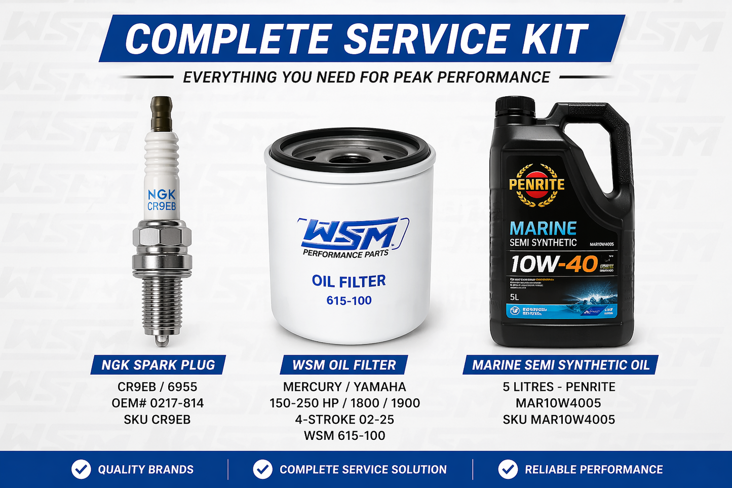 Yamaha 1050 4 - Stroke Service Kit