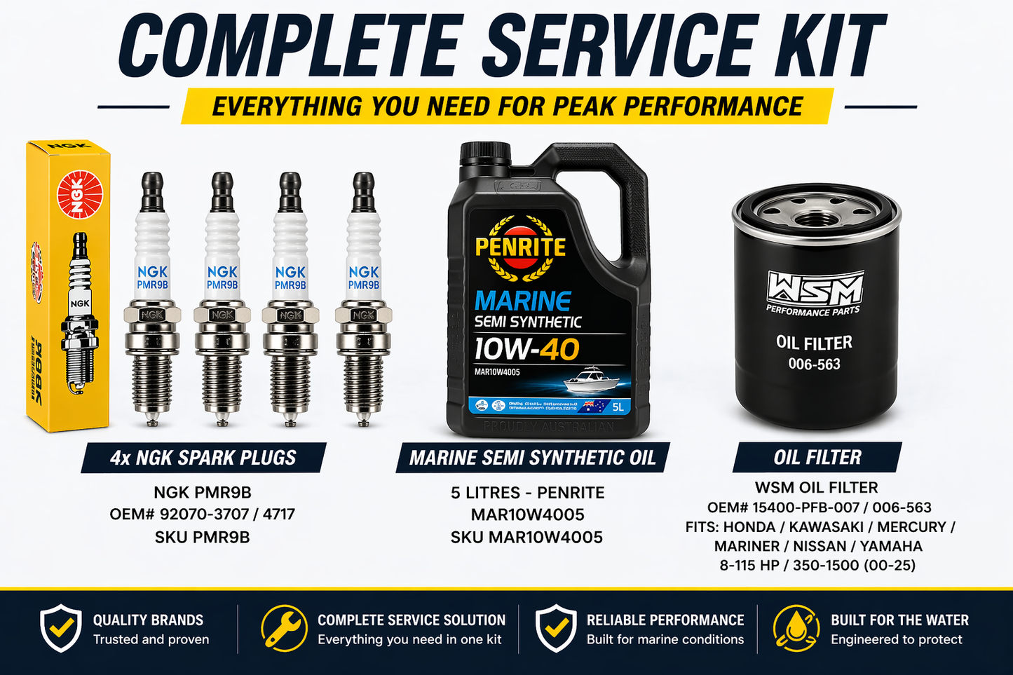 Kawasaki 250 / 260 / 300 / 310 Service Kit