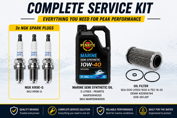 SEA-DOO 300HP Complete Service Kit w/ NGK Spark Plugs