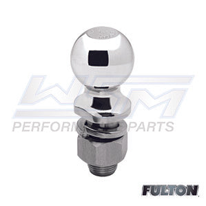 Hitch Ball, Stainless Steel 2'' Ball - 1'' x 2-1/8'' Shank