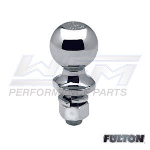 Hitch Ball, Chrome 2'' Ball - 3/4'' x 2-3/8'' Shank