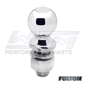 Hitch Ball, Chrome 2'' Ball - 1'' x 2-1/8'' Shank