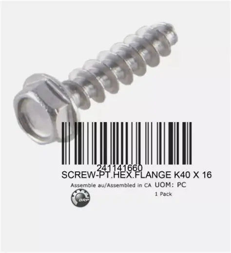 Hex. Flange Screw K40 X 16, Sea - Doo OEM# 241141660