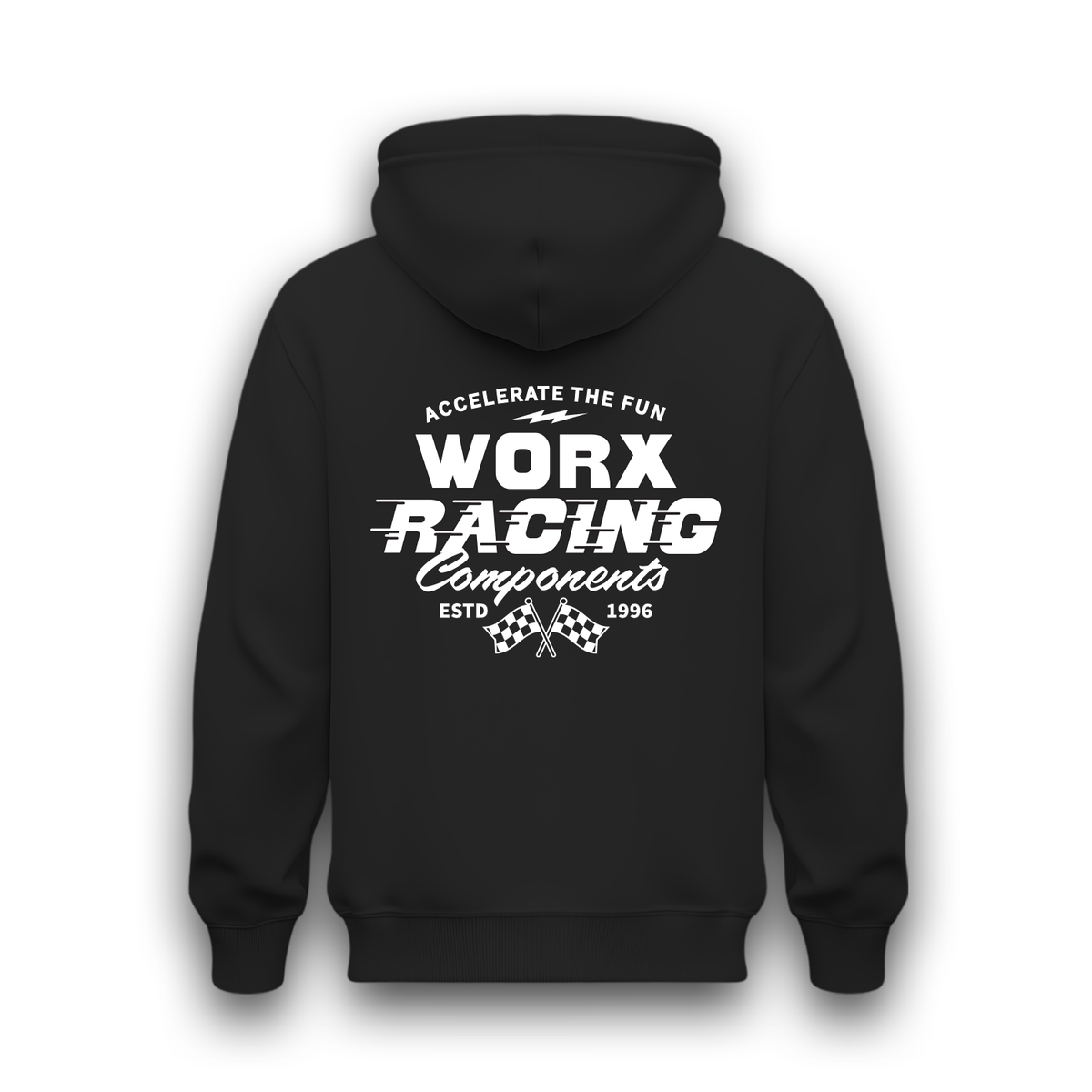 Worx Black Hoodie | WRHOOD-ABLK-2 - image 3