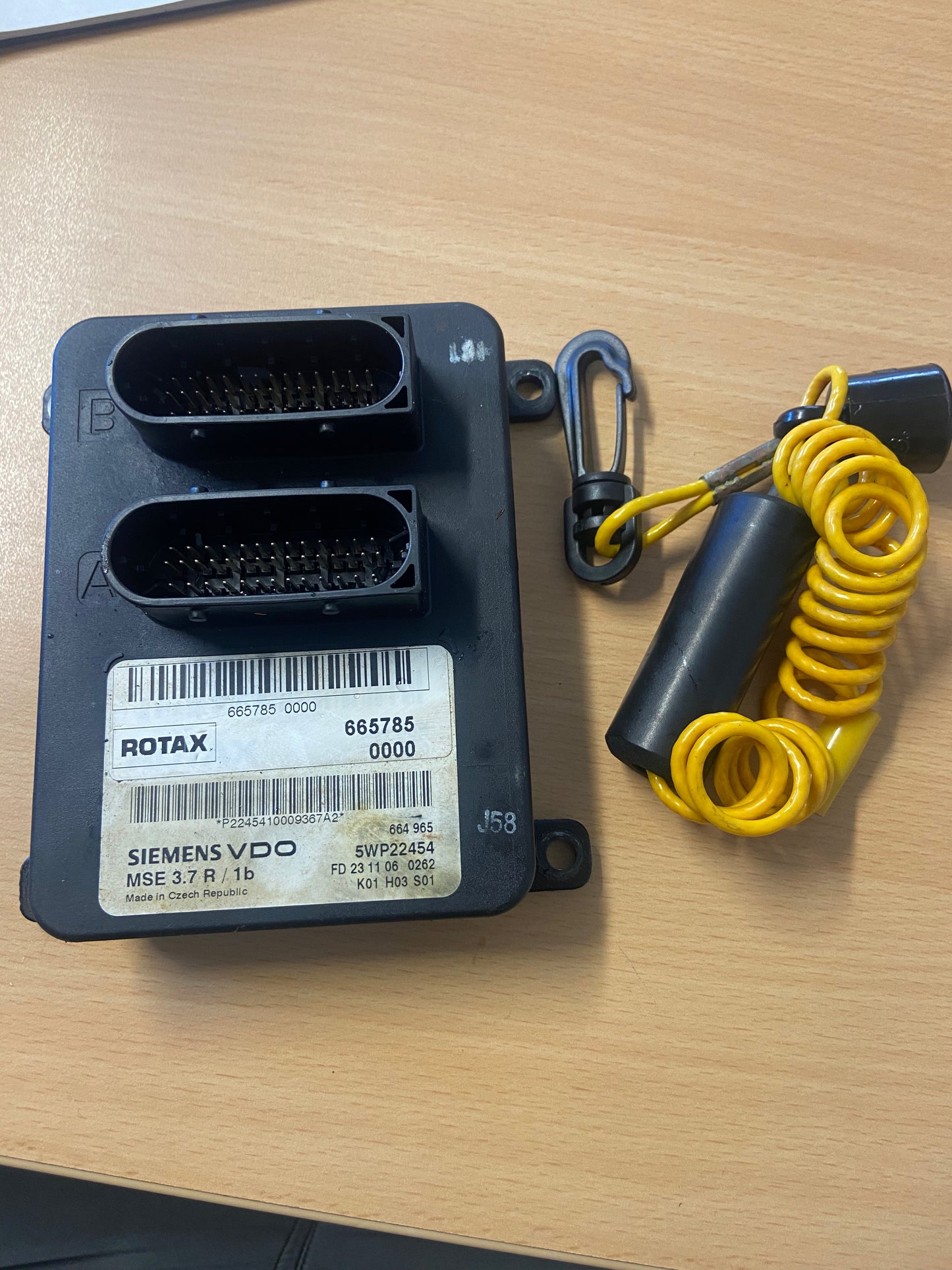 SH ECU WITH KEY RXP 215 2007; SEADOO