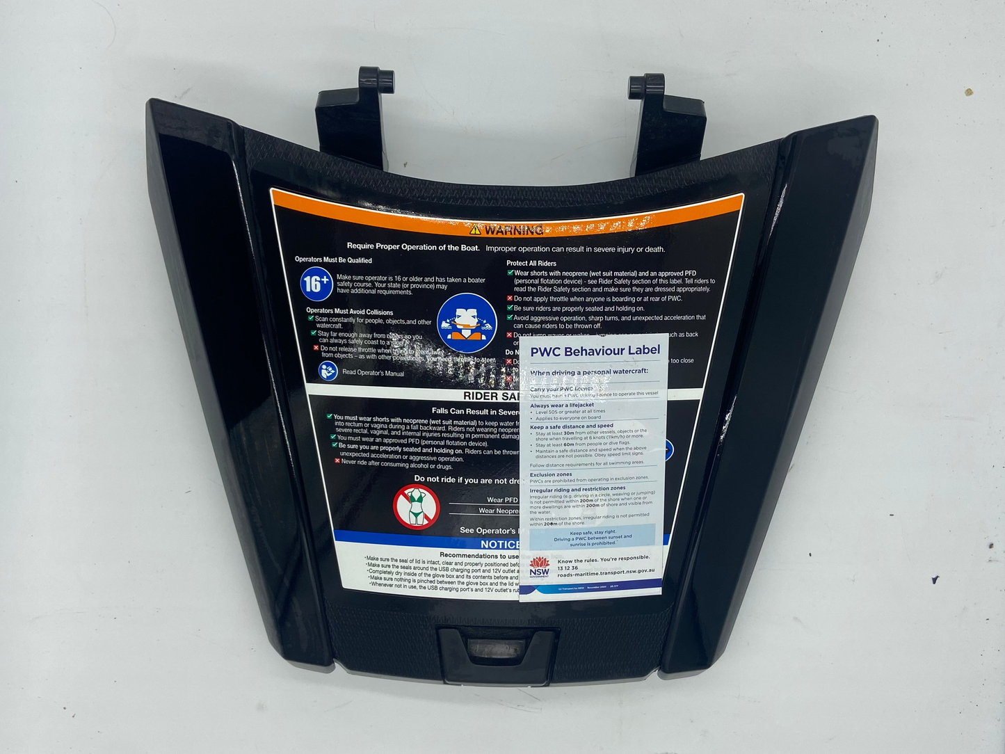 SH GLOVEBOX LID VX 2024; YAMAHA
