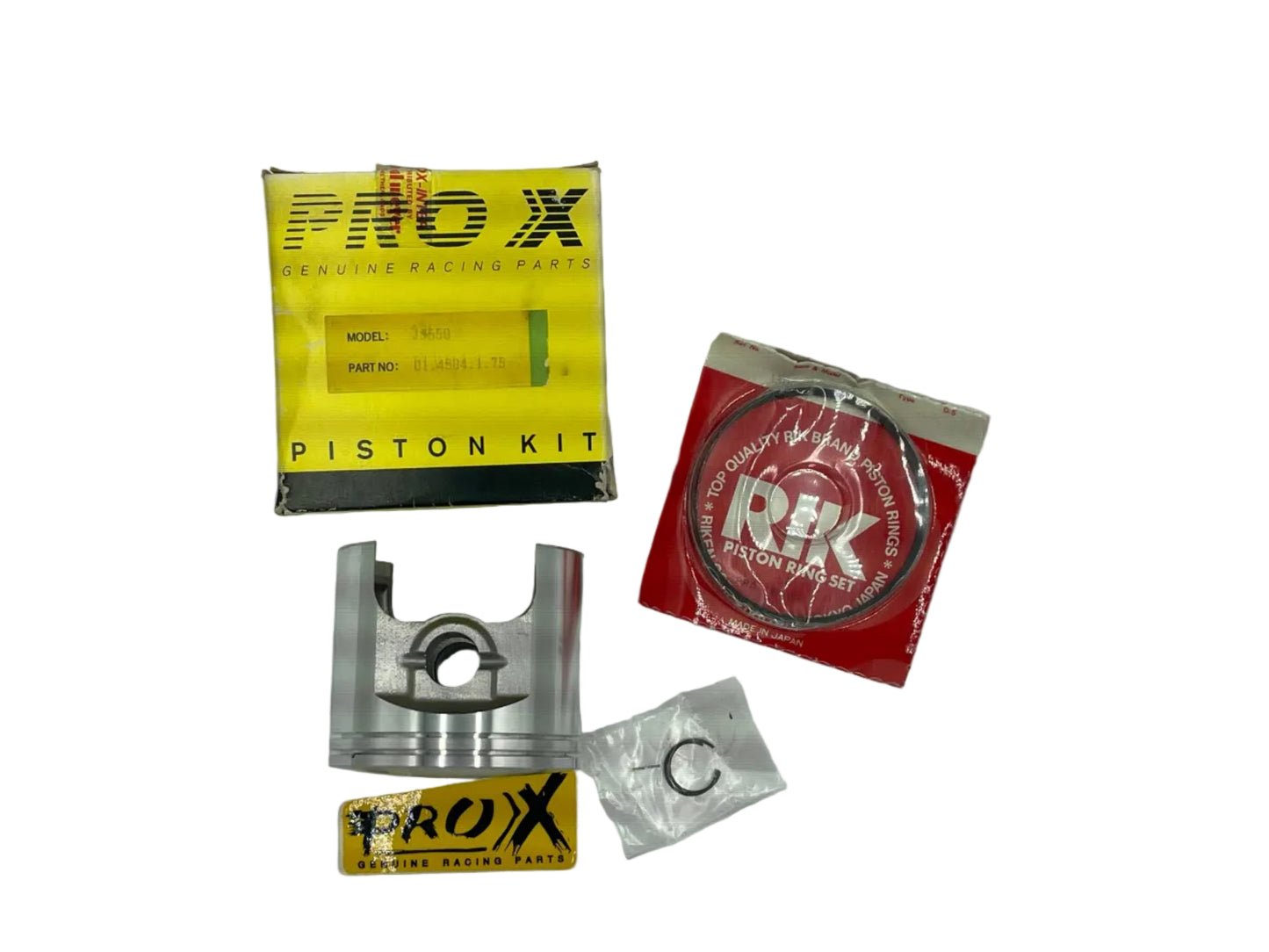 ProX Piston Kit (Missing Gudgeon Pin OEM# 13002-504) 1.75mm - Kawasaki JS550 1982-1988 SKU: 01.4504.175
