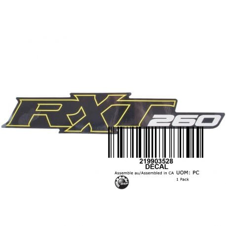 Indentification Decal Sea-Doo OEM# 219903528
