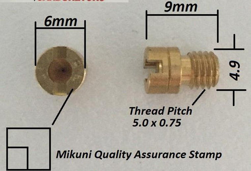 Carburetor Low Speed Jet Mikuni SBN - 75 - Carburetor Low Speed Jet Mikuni SBN - 75 | WSM 006 - 9075