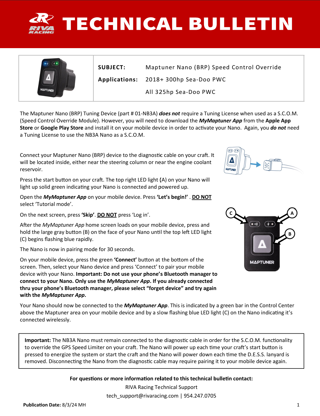Maptuner Nano NB3 - Item no: 01 - NB3A - SKU 01 - NB3A