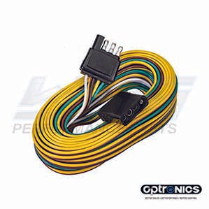 Wiring Connector 4 Flat - 4' & 25'