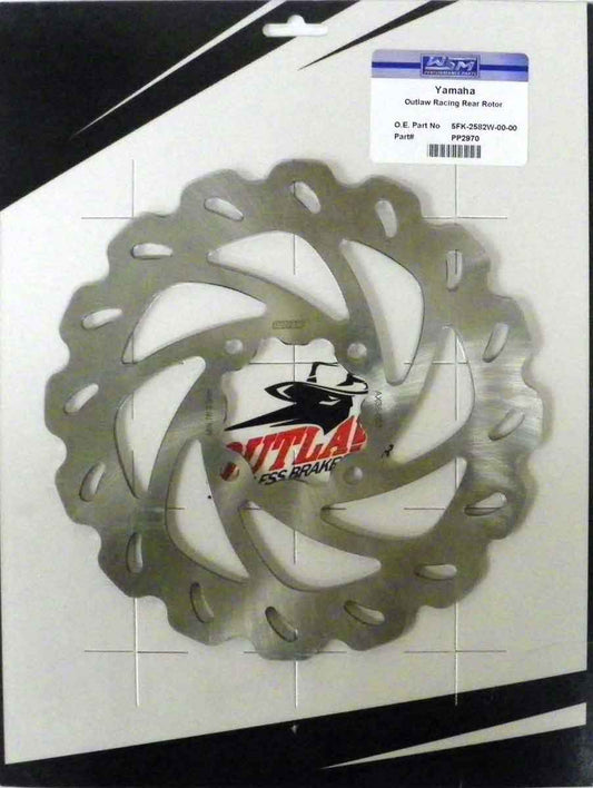 Brake Rotor, Rear Yamaha 200 / 350 / 660 Banshee / Blaster / Raptor 87-06 OEM# 5FK-2582W-00-00