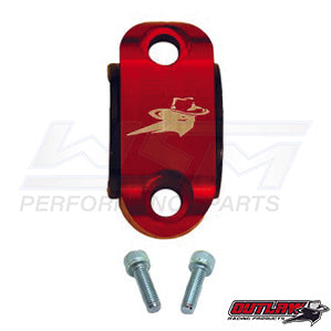 Handlebar Clamp, Rotating Red