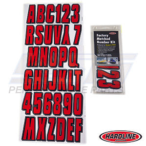ID Sticker Kit Red / Black