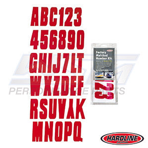 ID Sticker Kit Solid Red