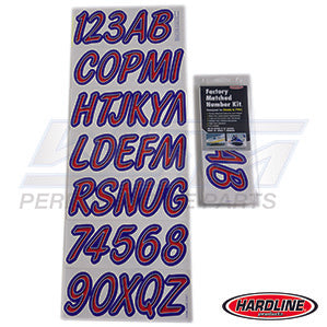 ID Sticker Kit Red / Purple