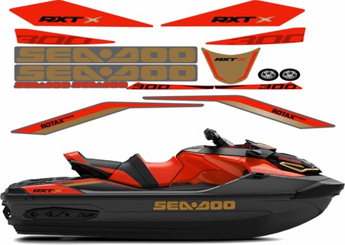 Liquid Gold, RXT - X Deflector Decal | Model Dragon Red Sea-Doo OEM# 219905382