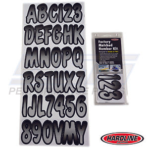 ID Sticker Kit Silver / Black