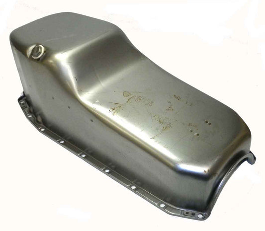 Oil Pan Right side Dipstick - S/B 2 pc. RMS GM  V-8 w/splash Tray