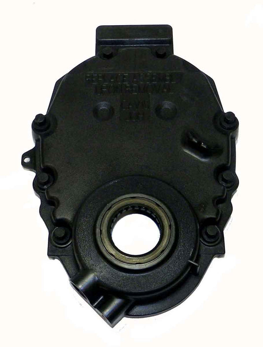 Timing Cover, Plastic w/Sensor hole GM S/B 1996-up OEM# 12558343,