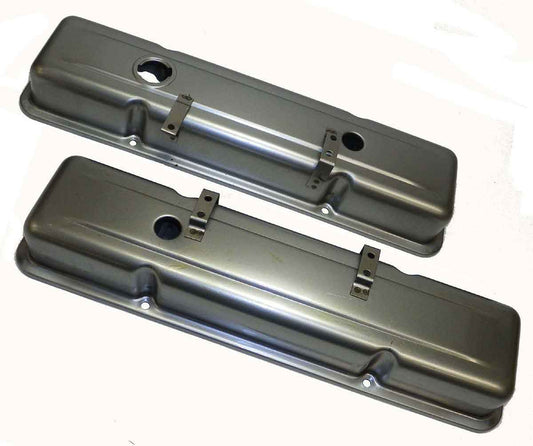 Valve Cover Set, perimeter mount w/brackets S/B GM 68-85 (pair)