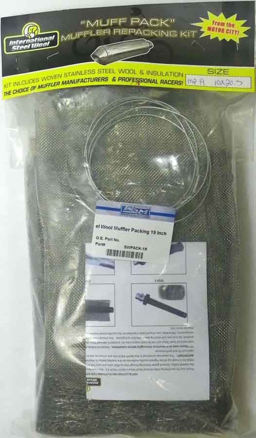 Exhaust Packing, Steel Wool 19''