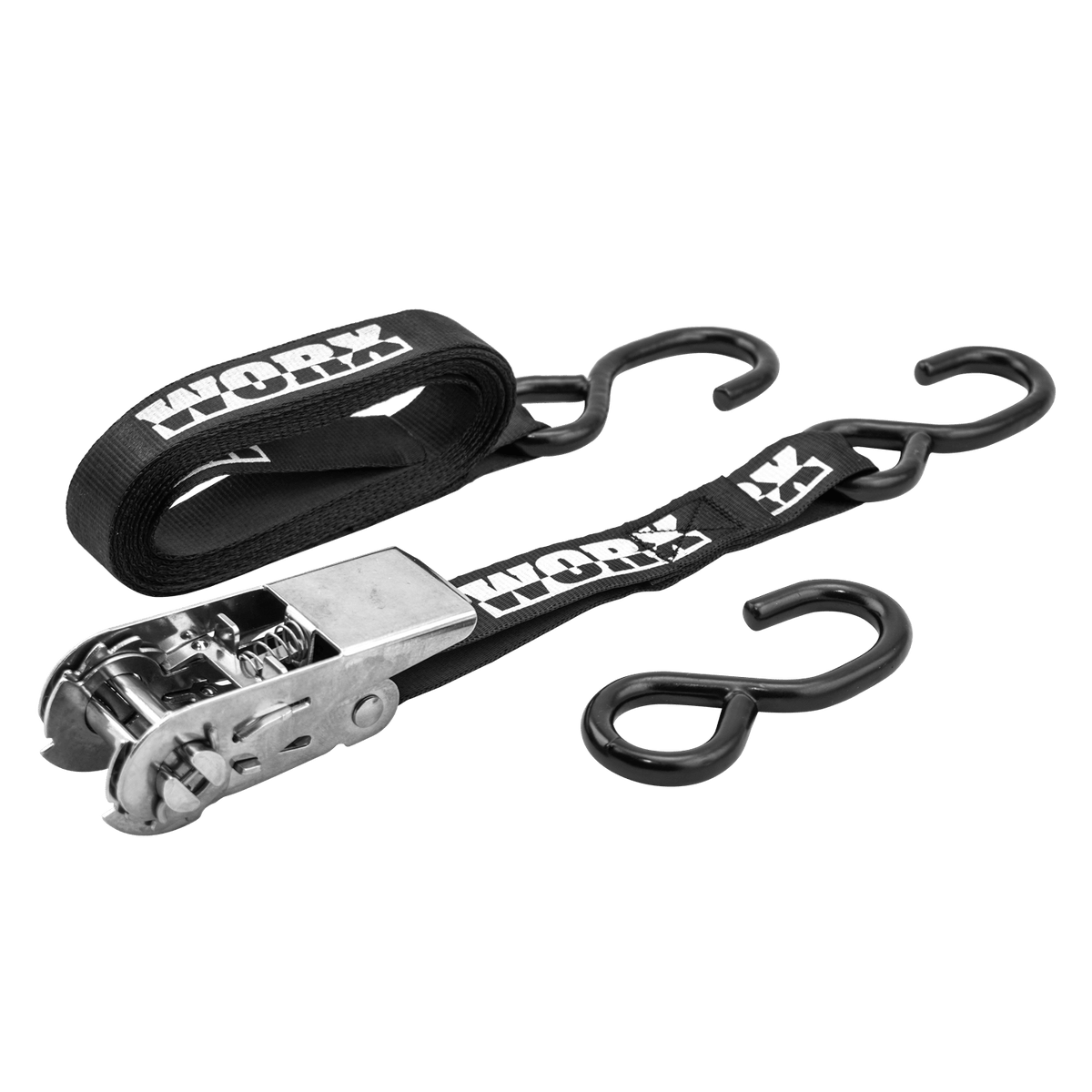 Worx Racing Tie Down Ratchet Strap (Triple Hook) | WRRTS01 - image 1