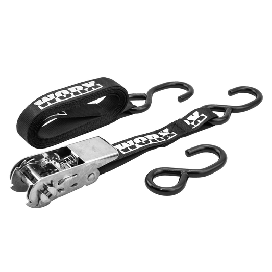 Worx Racing Tie Down Ratchet Strap (Triple Hook) | WRRTS01 - image 1