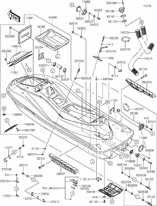 01 WASHER,21X34X2 - Kawasaki  92200-3802