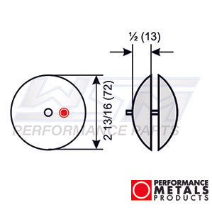 Trim Anode 2-13/16''