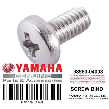 Screw Bind - Yamaha OEM#  98980-04008 SKU 98980-04008